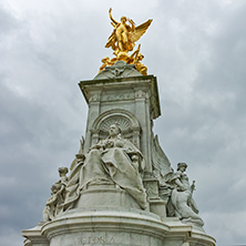 Queen Victoria Memorial in front of Buckingham Palace, London, England, United Kingdom